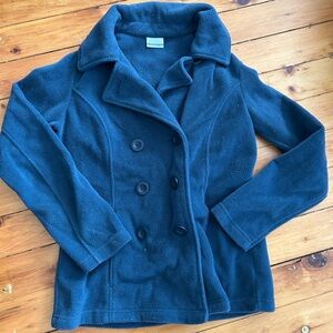 ☀️3/$25 Columbia Benton springs blue pea coat fleece medium